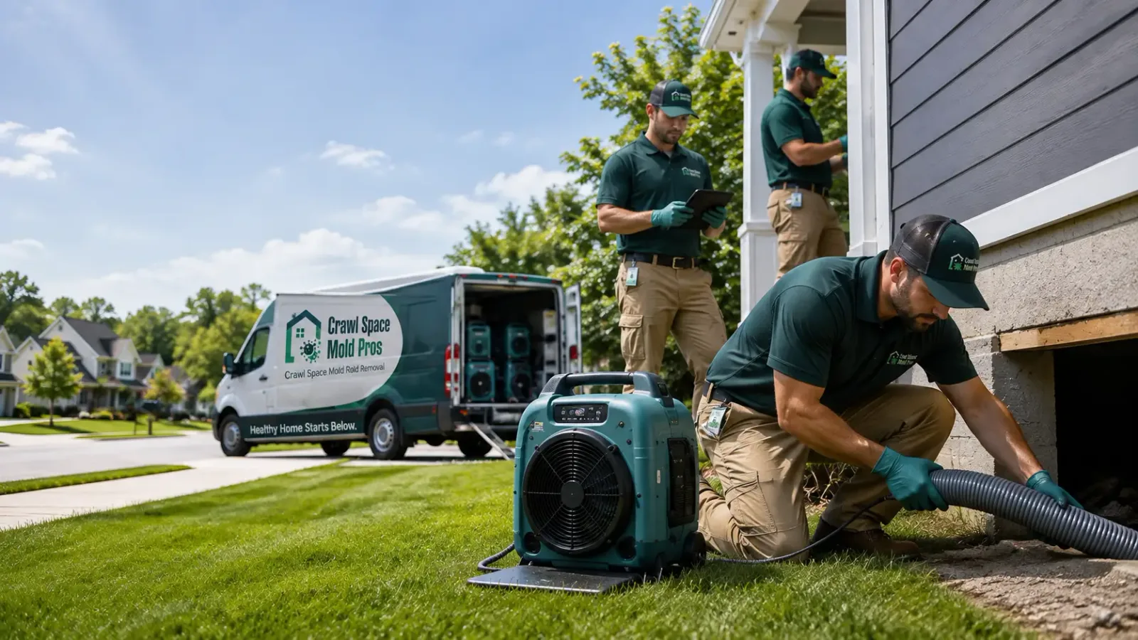 Crawl Space Mold Removal in Raymond, NE